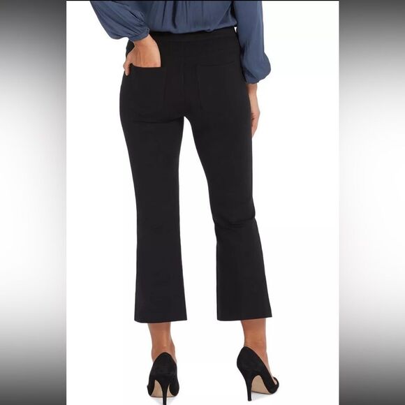 Spanx The Perfect Black Pant Crop Flare Pants Size Medium Petite - Picture 2 of 10